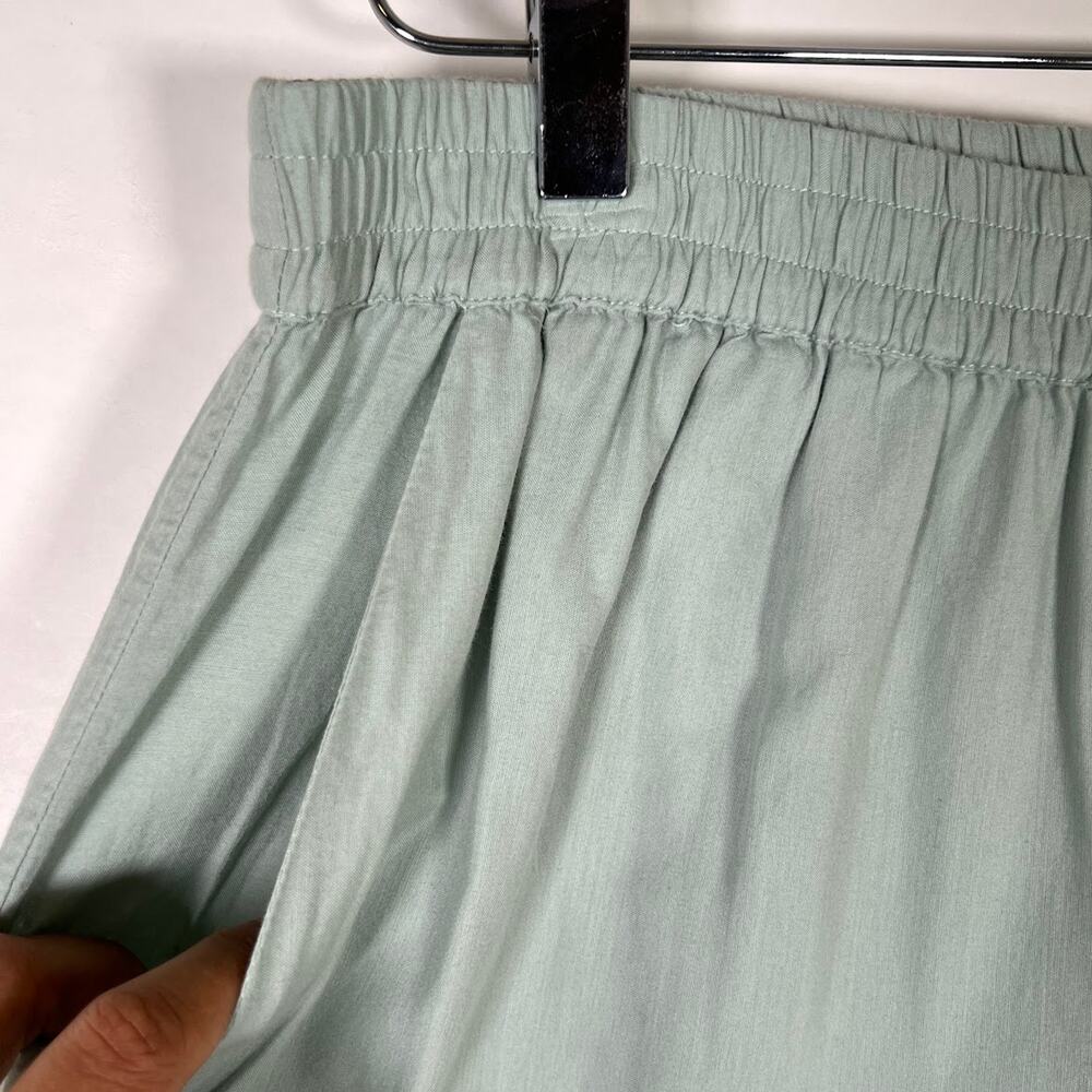 Women's Mint Wide-Leg Embroidered Hem Pants - Picture 5 of 9